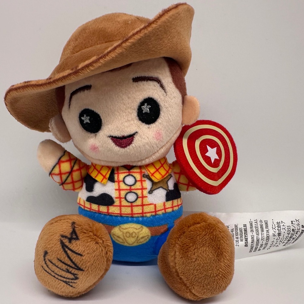 Disney Toy Story Woody Plush Doll with Shield Cowboy Sheriff 5 inch